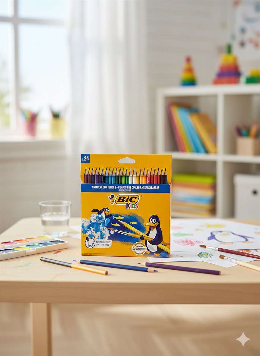 Bic Aquacouleur Kuru Sulu Boya Kalemi 24 Renk