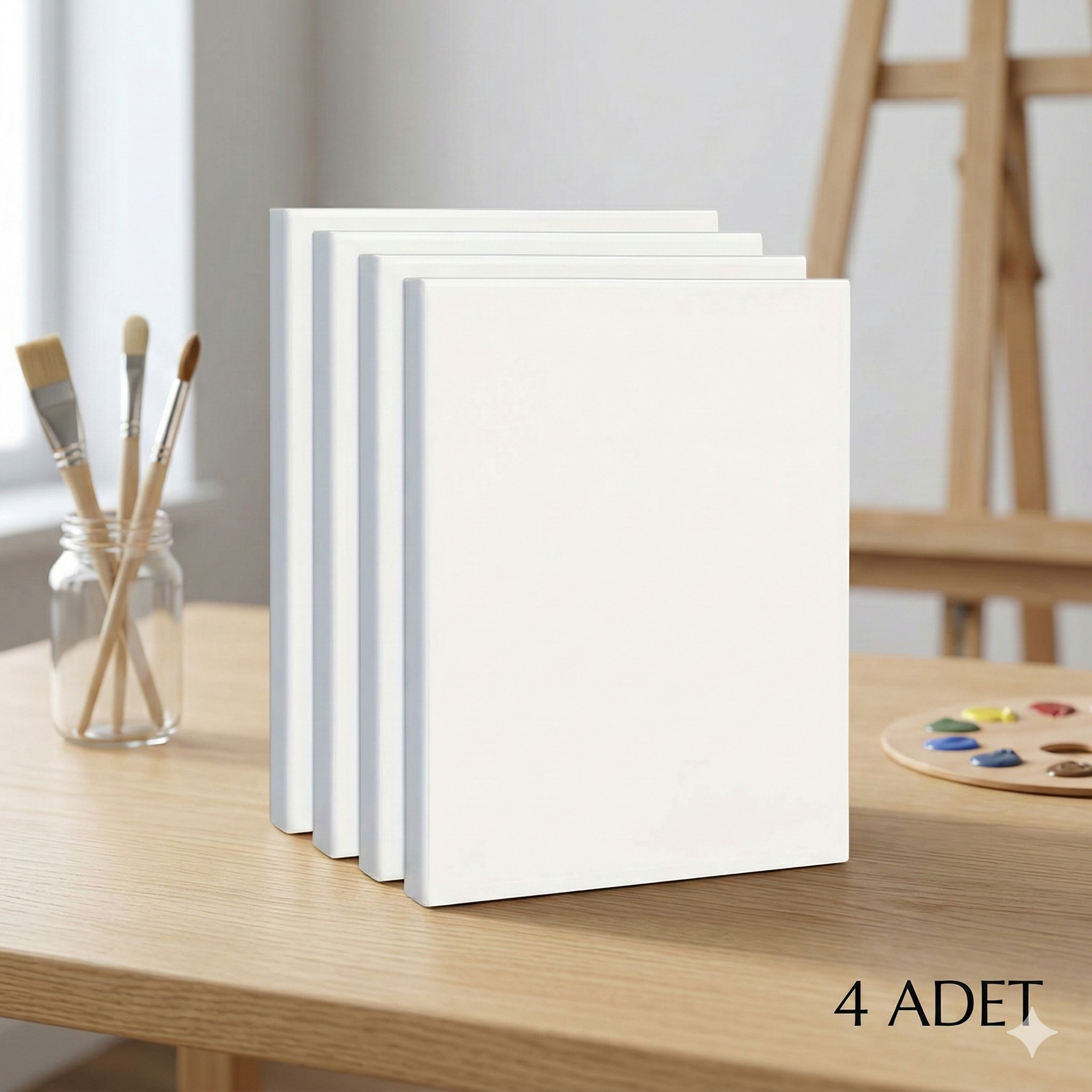 ART PONART 15X15 BASİCS TUVAL 4 ADET